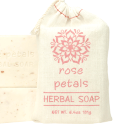 Womens Greenwich Bay - Rose Petals Soap in a Sack