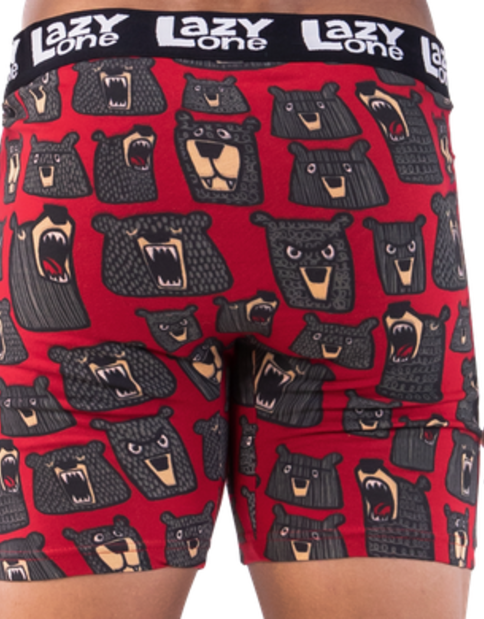 Lazy One Funny Boxer Brief - Don't Wake Bear (L)