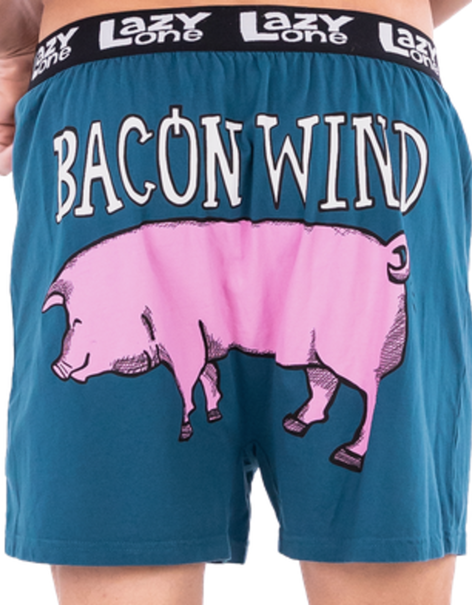 Lazy One Funny Boxer - Bacon Wind (XL)
