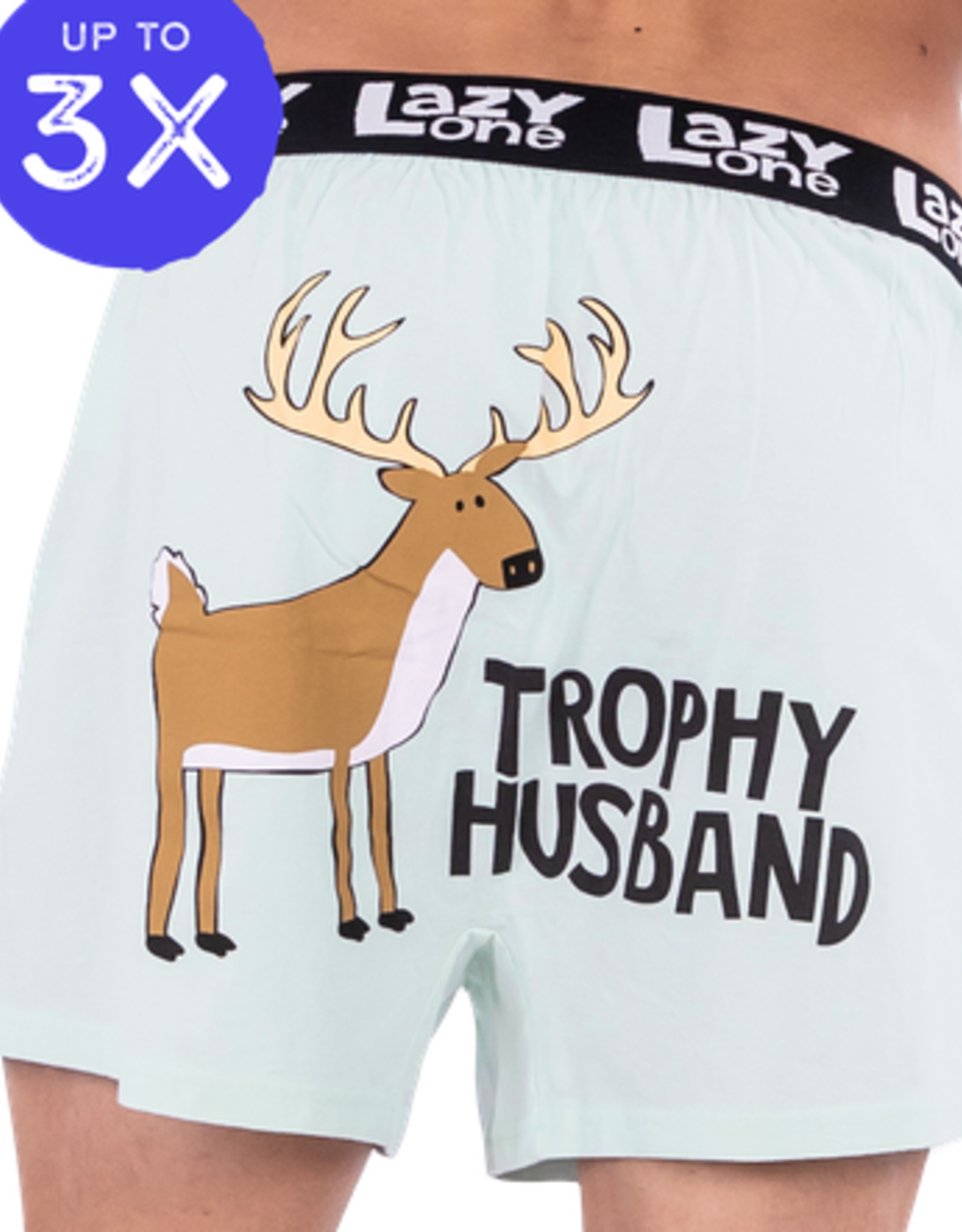 Mens Lazy One - Trophy Husband Boxer Briefs   (XL)