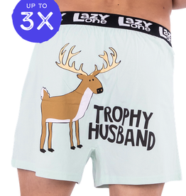 Mens Lazy One - Trophy Husband Boxer Briefs   (XL)