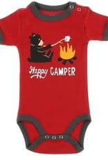 Lazy One Infant Creeper Onesie: Happy Camper (S) (6 MO)