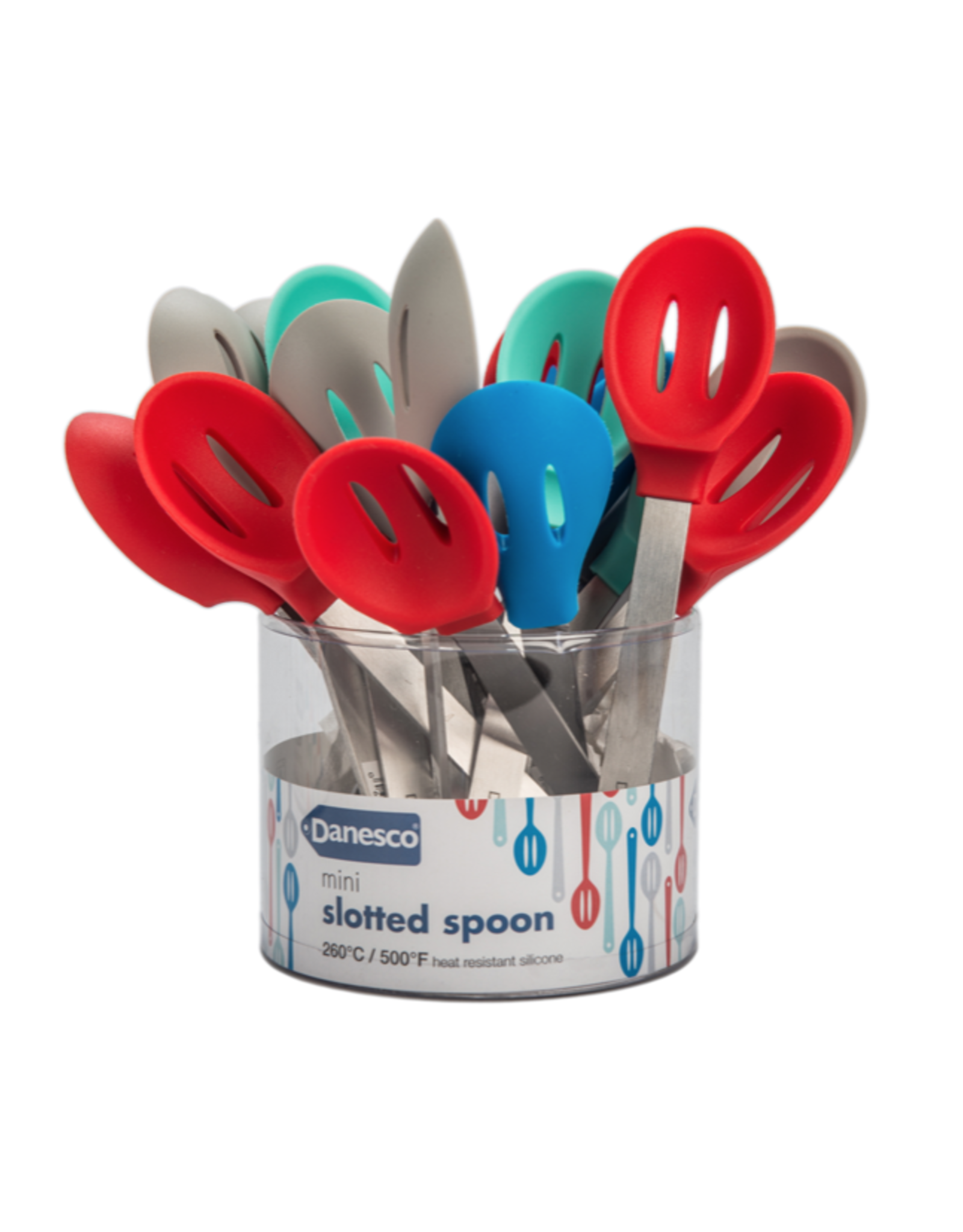 Kitchen BIA - Mini Slotted Spoon Blue