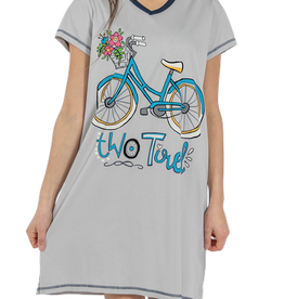 Apparel Lazy One Women's Nightshirt: Two Tired (S/M)