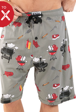 Lazy One Men's PJ Shorts: Grillin' (XXL)