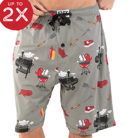 Mens Lazy One Men's PJ Shorts: Grillin' (M)