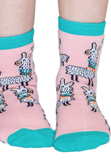 Lazy One Kids Sock: Llama (S)(7-9)
