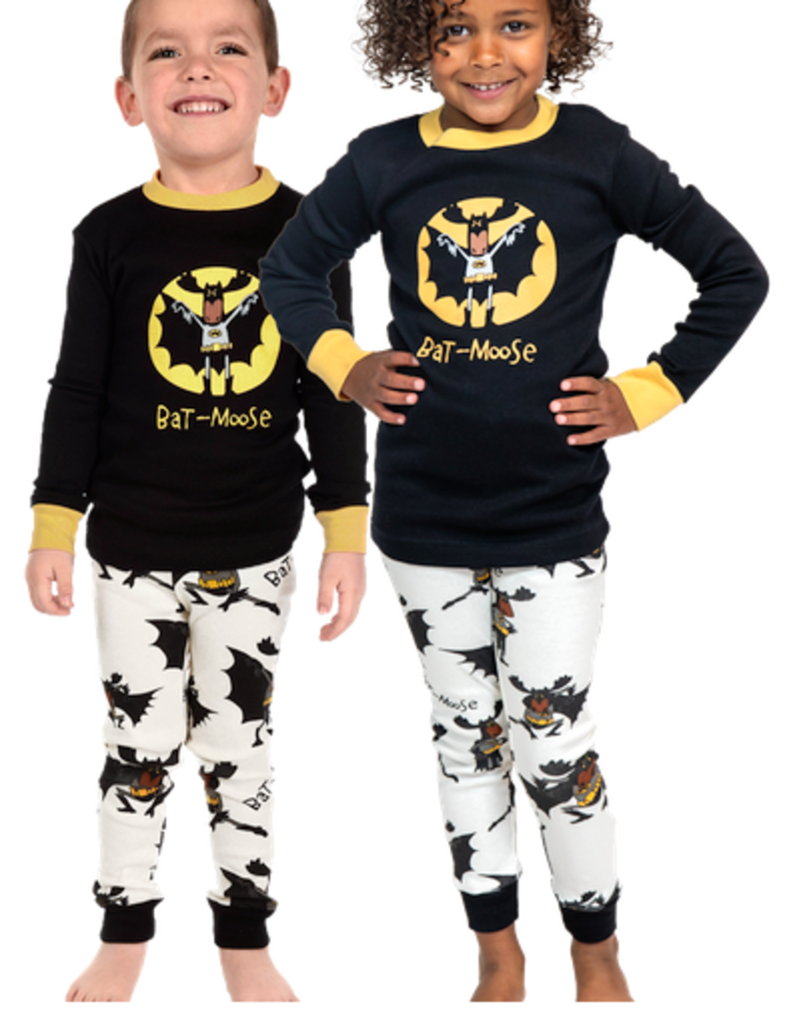 Apparel Lazy One Kids PJ Set: Bat Moose Size 4T