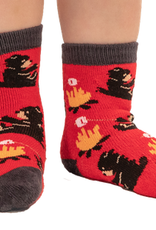 Lazy One Infant Sock: Happy Camper (S)(6 -12M)