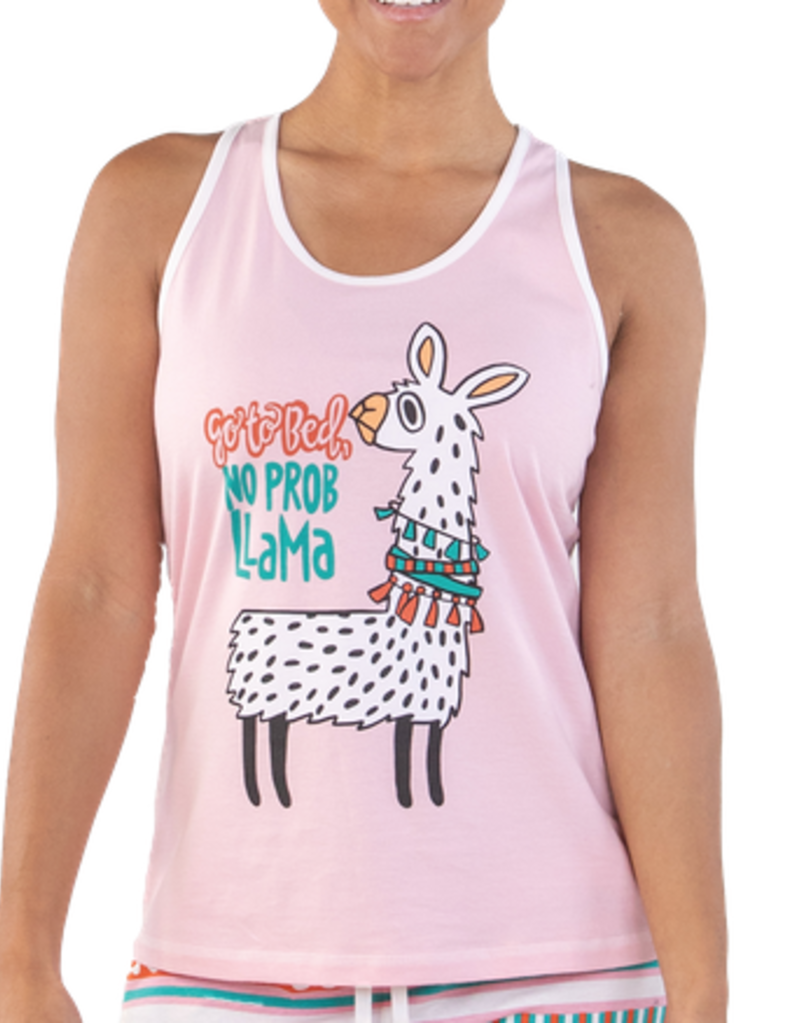 Apparel Lazy One Women's PJ Short: No Prob Llama (XL)