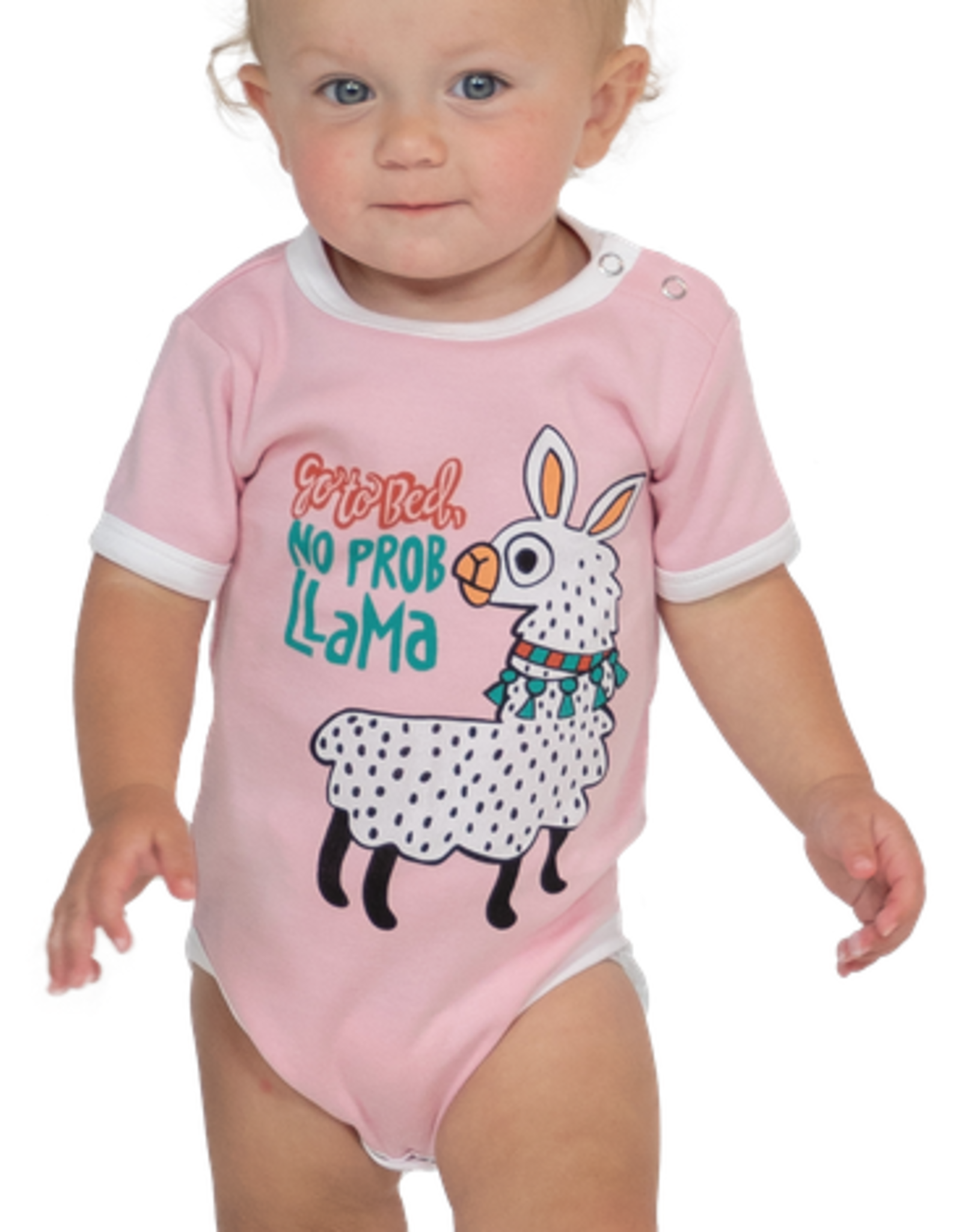Lazy One Infant Creeper: No Prob Llama - 6M
