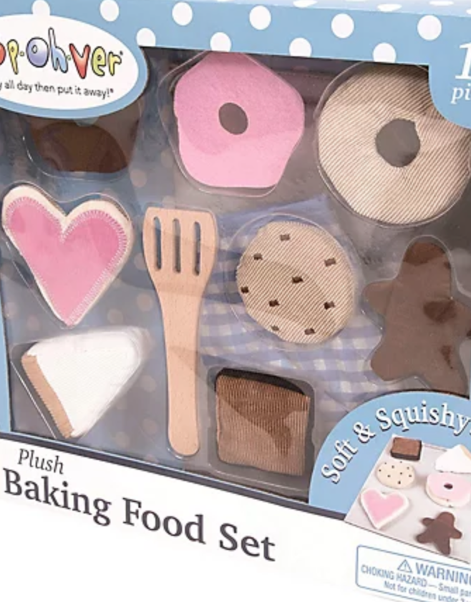 Kids PopOhVer - Deluxe Plush Food Set - Donuts & Pastries