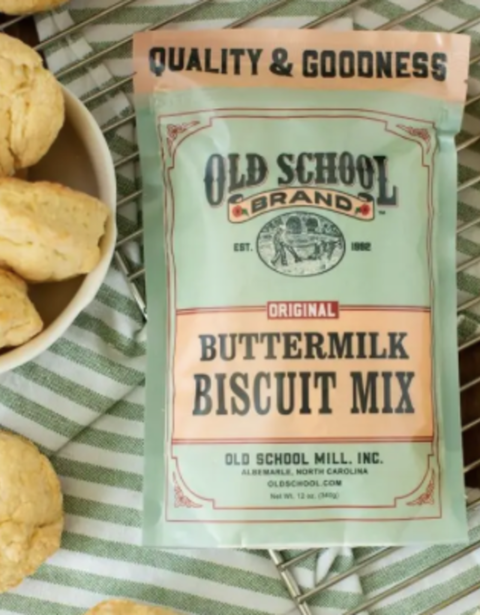 Food & Beverage Old School - Buttermilk Biscuit Mix 12 oz