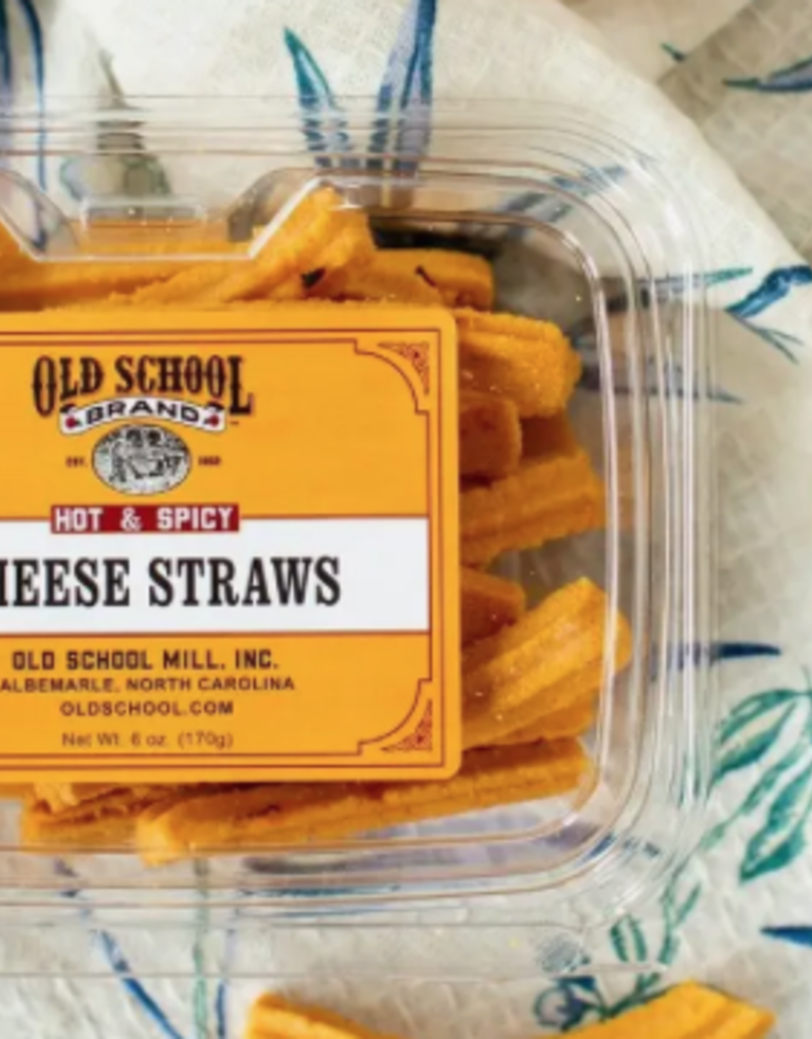 Old School: Hot & Spicy Cheese Straws 6 oz