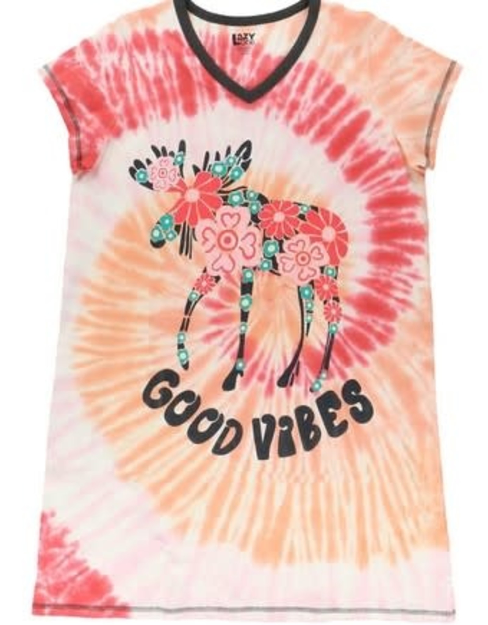 Apparel Lazy One Women's Nightshirt: Good Vibes (S/M)