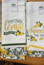 Home Evergreen - Guest Towel - Lemon Drop Collection -Assorted Styles