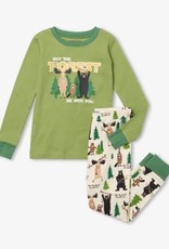 Apparel Little Blue House Kids Pajama Set - May the Forest Be With You Size 4