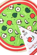 Buzzee Beeswax Reusable Round Food Wrap - Apple