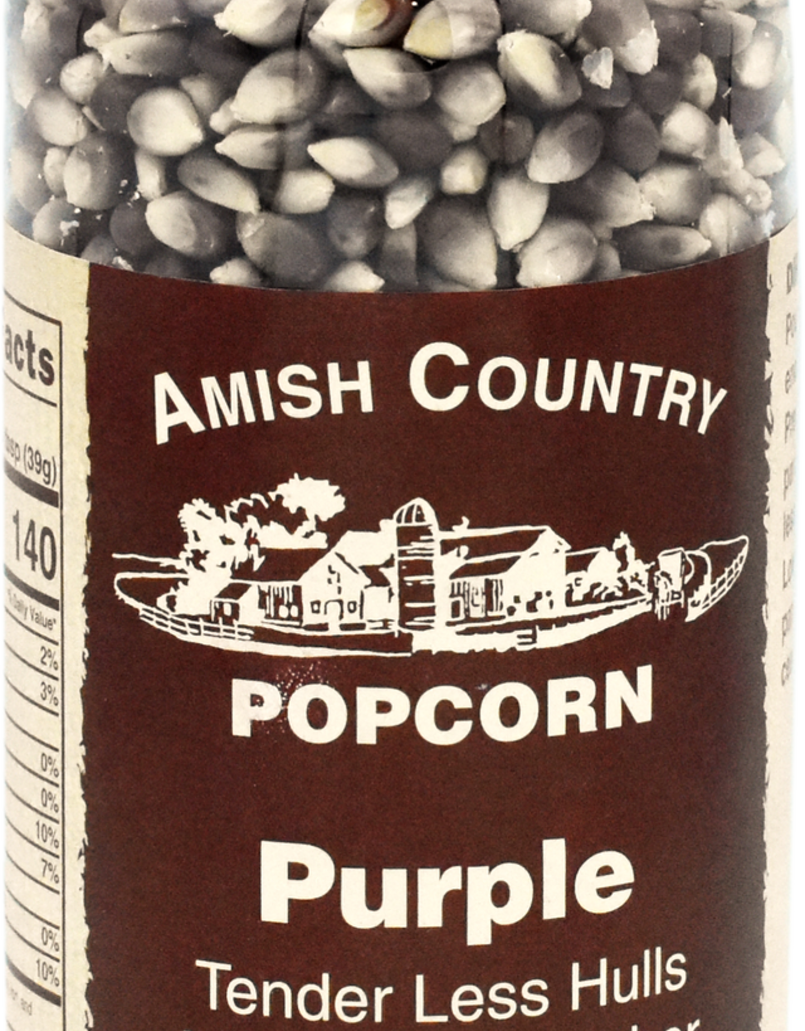 Food & Beverage Amish Country - Purple Popcorn Kernels 14 oz Bottle