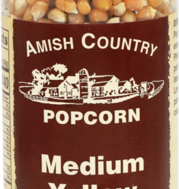 Amish Country Popcorn: Medium Yellow Popcorn Kernels 14 oz Bottle