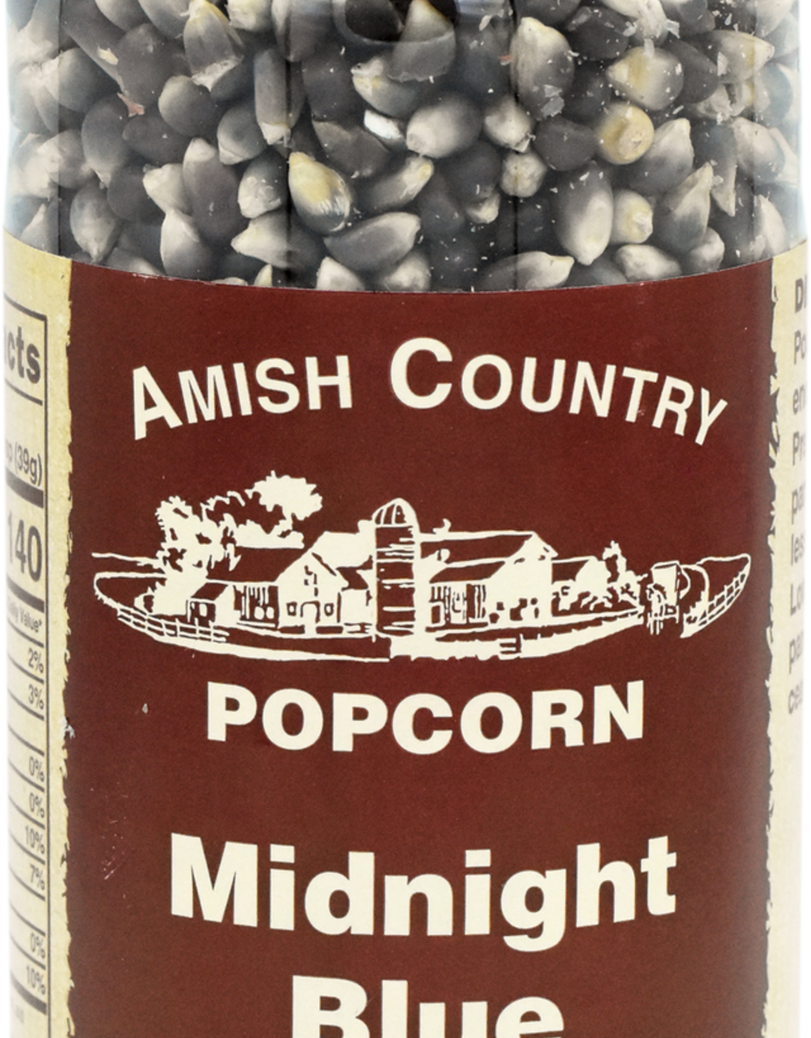 Kitchen Amish Country - Midnight Blue Popcorn Kernels 14 oz Bottle