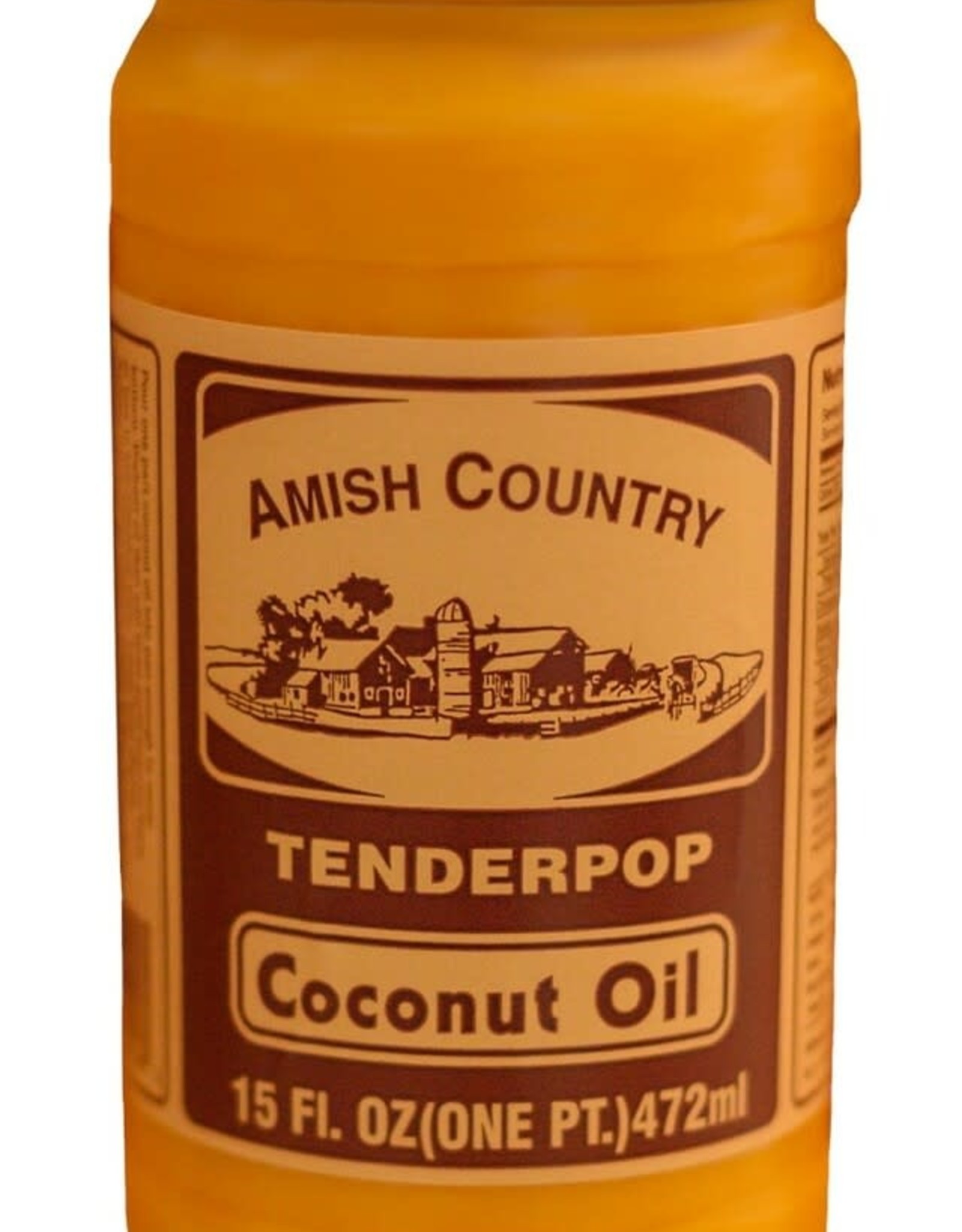 Amish Country Popcorn: Coconut Oil 15 oz Bottle