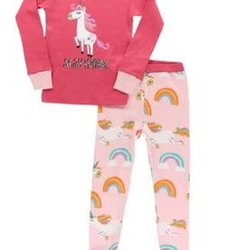 Apparel Lazy One Kids PJ Set: Magical Unicorn 3T