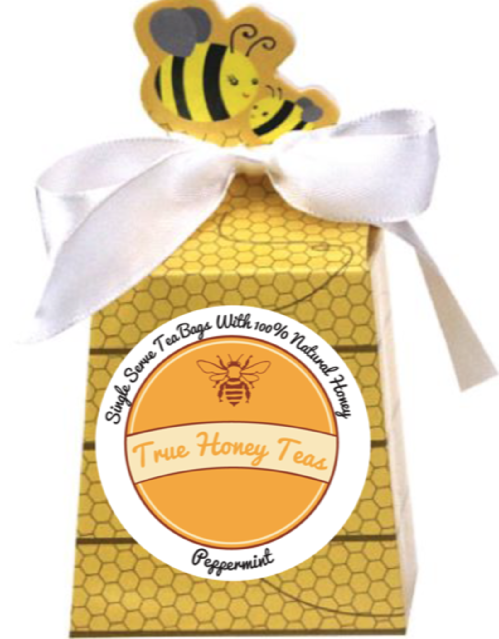 Food & Beverage True Honey Teas - Peppermint Bee Box