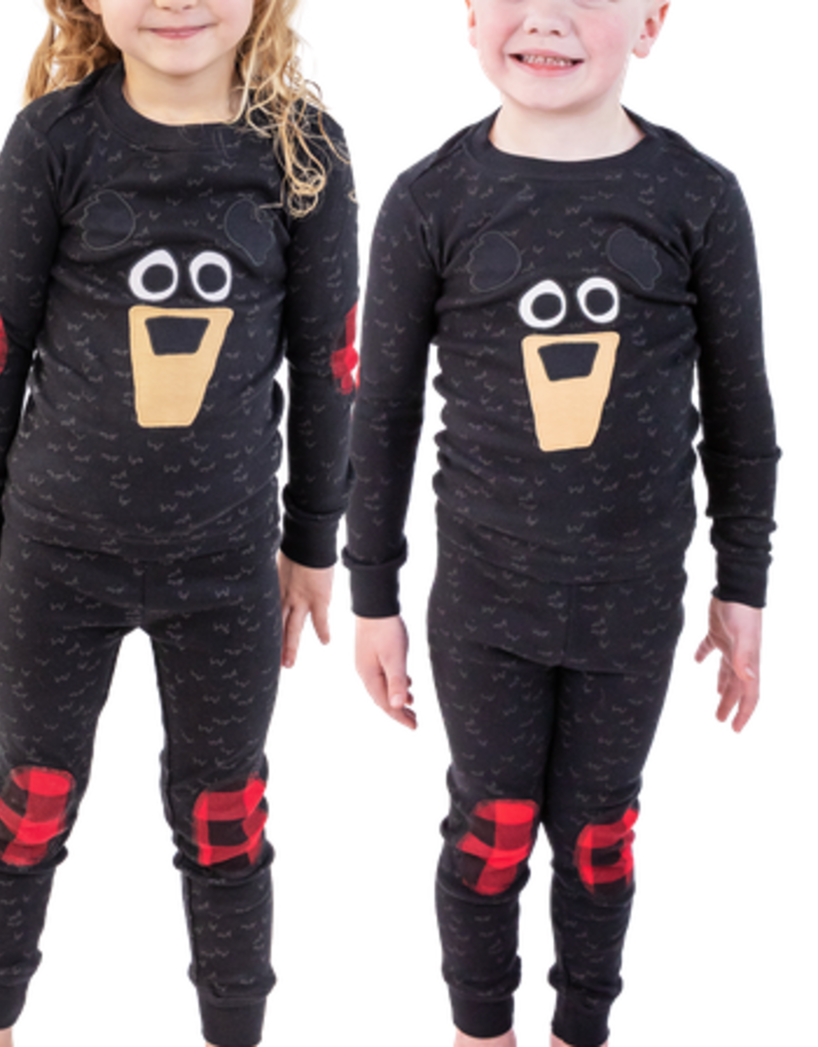Apparel Lazy One Kids PJ Set: Black Bear Size 2T