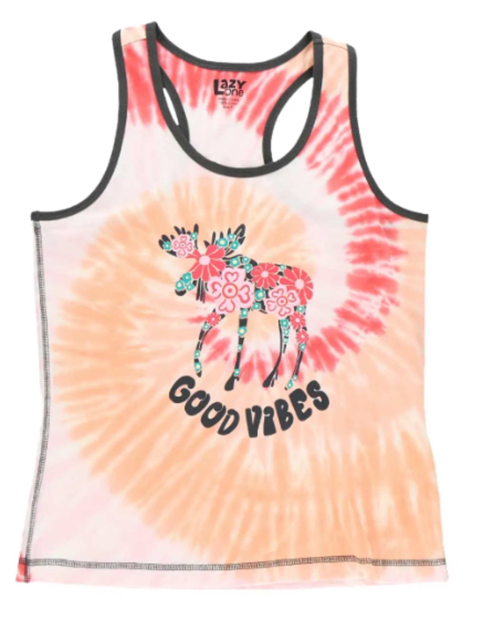 Apparel Lazy One Women's Good Vibes PJ Tank Top: (XL)