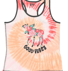 Apparel Lazy One Women's Good Vibes PJ Tank Top: (XL)