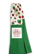 Christmas Demdaco - Meowy Christmas No More Dirty Paws Kitchen Boa