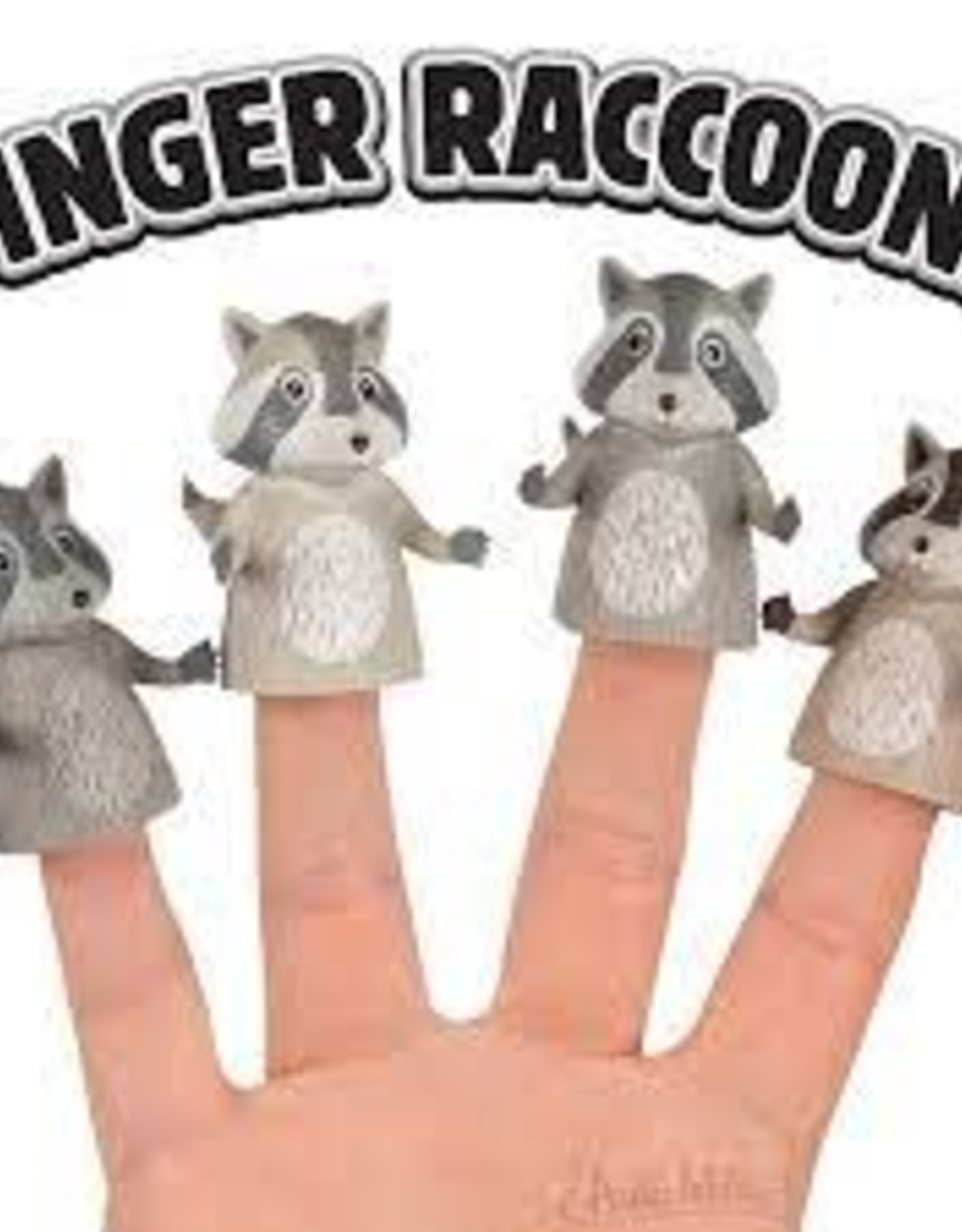 Kids Archie McPhee - Raccoon Finger Puppets