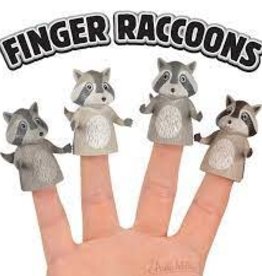 Kids Archie McPhee - Raccoon Finger Puppets