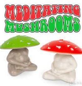 Kids Archie McPhee - Meditating Mushrooms Asst Colors