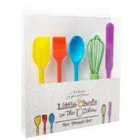 Kids CR Gibson - Little Chefs Utencil Set 5 Piece