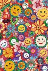 Kids Two Lumps Sugar - Happy Flowers Puzzle