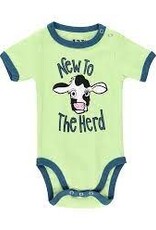 Kids Lazy One - New to the Herd Infant Creeper Onesie    (6MO)