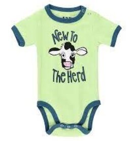Kids Lazy One - New to the Herd Infant Creeper Onesie    (6MO)
