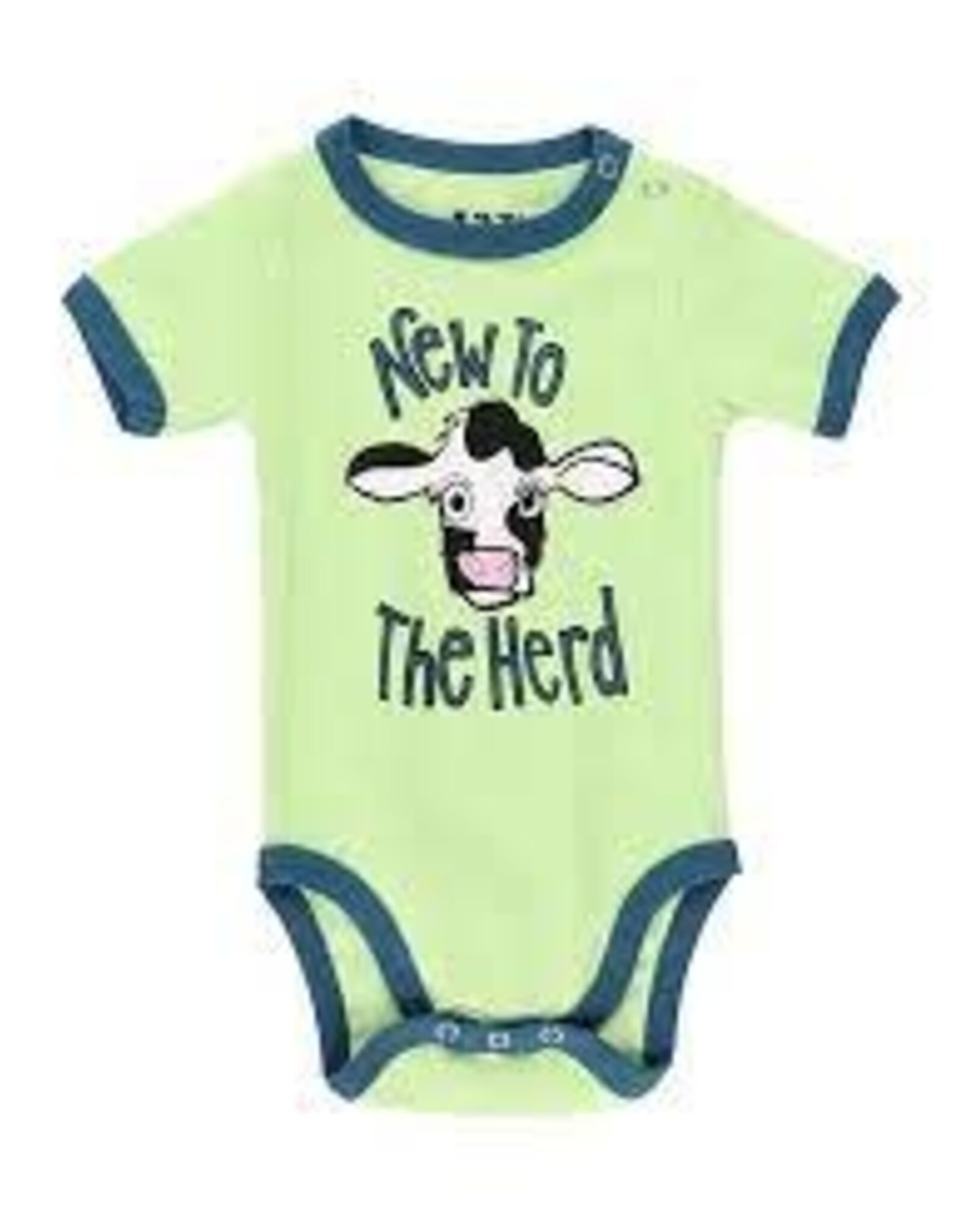 Kids Lazy One - New to the Herd Infant Creeper Onesie    (18MO)