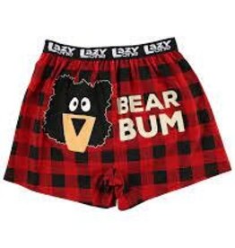 Mens Lazy One - Bear Bum Boxer Briefs   (XL)