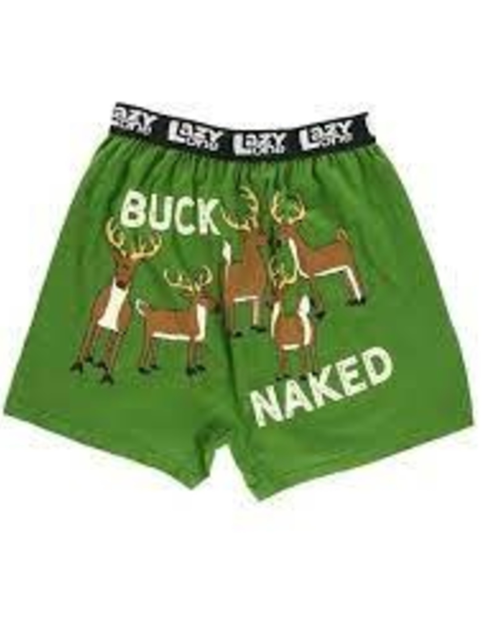 Mens Lazy One - Buck Naked  REGULAR  Boxer Briefs  (XL)