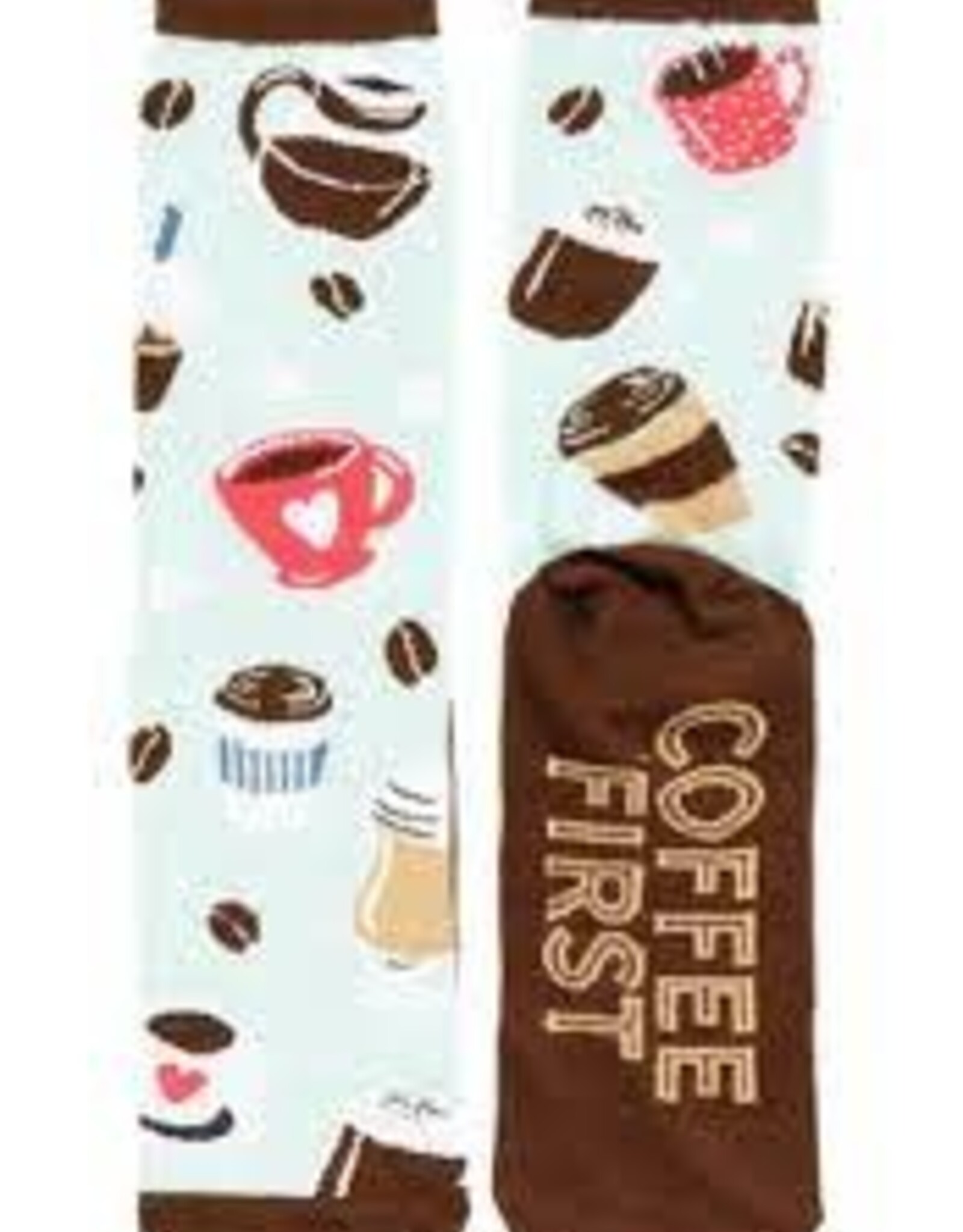 Apparel Lazy One -  Coffee Socks Crew Sock (One Size)