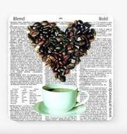 Home Goods Artnwordz - Coffee Love Coaster