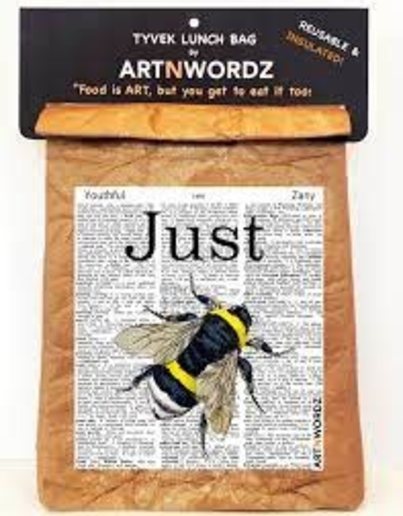 Kitchen Artnwordz - Just Bee Lunch Bag
