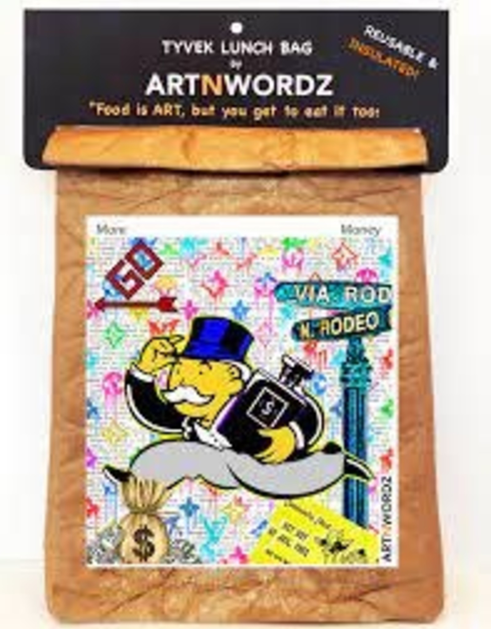 Kitchen Artnwordz - Playing Games Lunch Bag