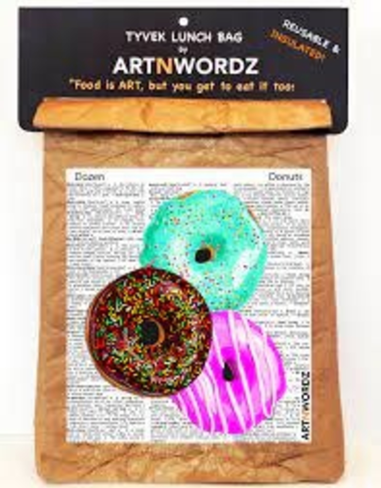 Kitchen Artnwordz - Donuts Lunch Bag