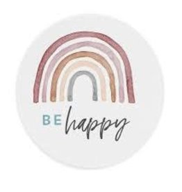Home Goods P Graham - Be Happy Car Coaster