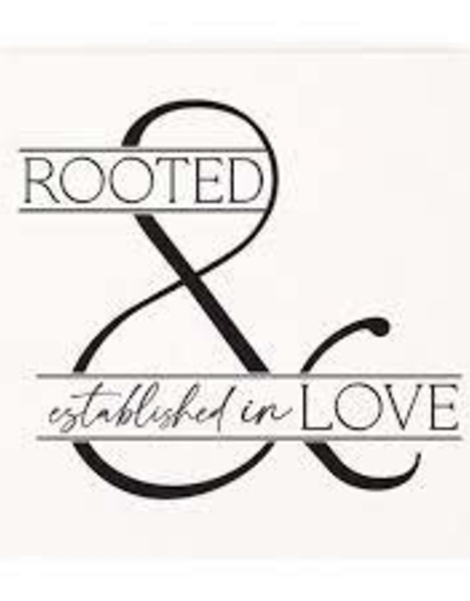 Home Goods P Graham - Rooted and Established in Love Coaster Large-4"
