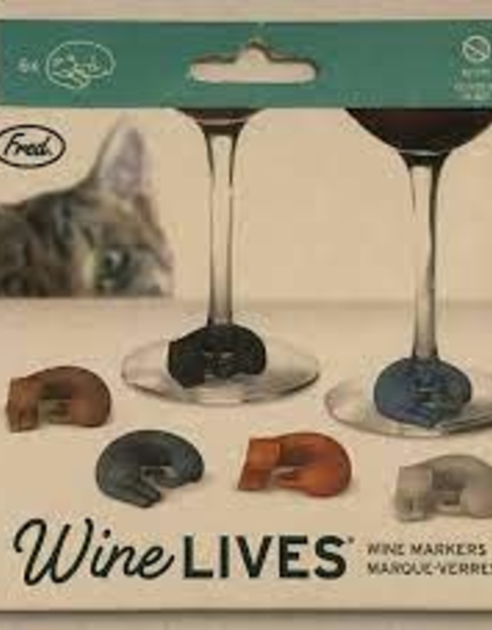 Kitchen Fred - Kitty Wine Markers
